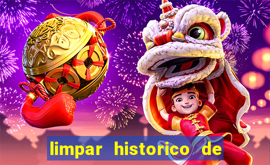 limpar historico de apostas bet365